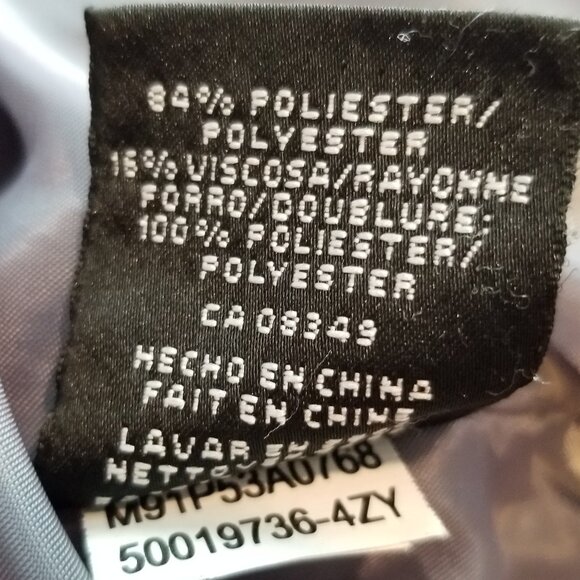 Nine West Suit Separates Jacket Size 8P Gray Career Blazer One Button - Picture 6 of 6